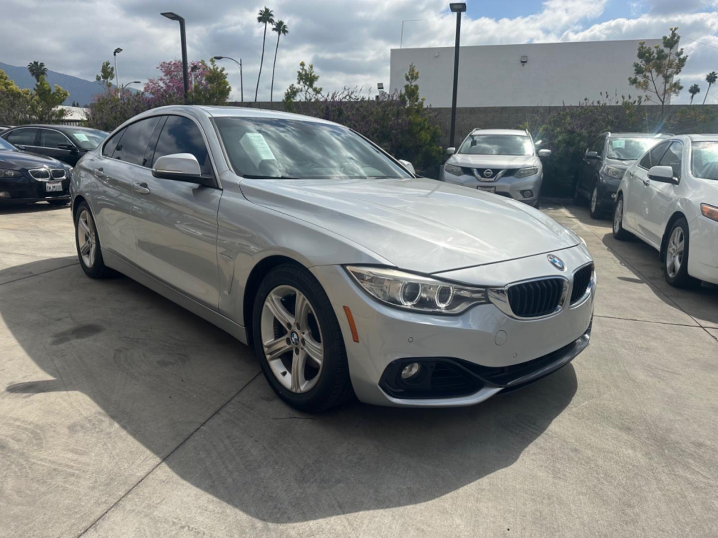 2016 Gray /Black BMW 4-Series Gran Coupe 428i SULEV (WBA4A9C53GG) with an 2.0L L4 DOHC 16V engine, 8A transmission, located at 30 S. Berkeley Avenue, Pasadena, CA, 91107, (626) 248-7567, 34.145447, -118.109398 - Photo#3